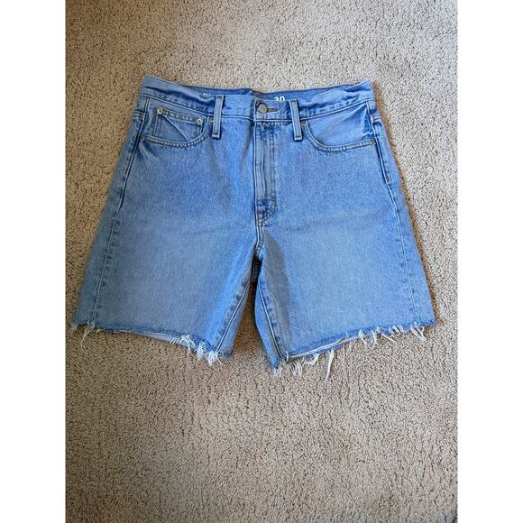 J.CREW Pants - J.Crew Jean Mid-Length Short Light Blue Jean Shorts